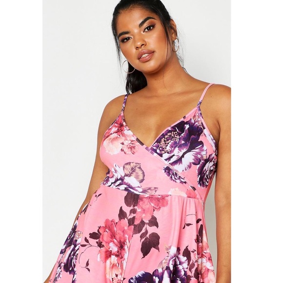 Plus Size Floral Rompers - Picture 2 of 4